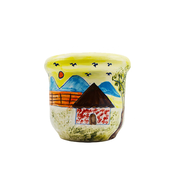 Illustrated Ceramic Planters (Multiple Designs)