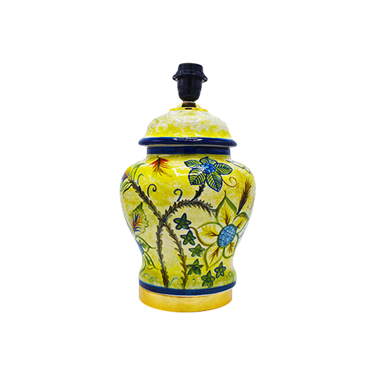 Illustrated Ceramic Lamp