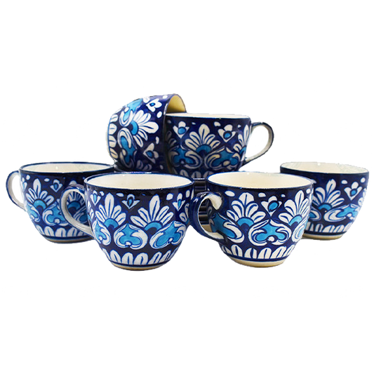 6-Piece Teacup and Saucer Set